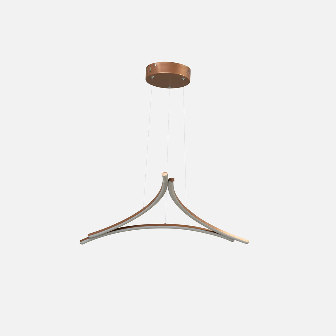    Dlc Profil Sarkıt Slim 3000K Plastik Tekli Modern Sarkıt Rose 3000K   