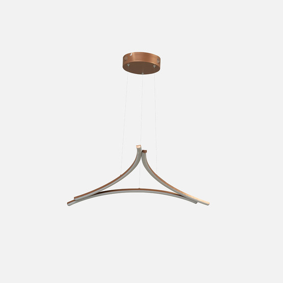 Dlc Profil Sarkıt Slim 3000K Plastik Tekli Modern Sarkıt Rose 3000K  