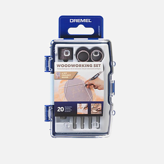 Dremel Ahşap İşleri Aksesuar Seti 20 Parça 
