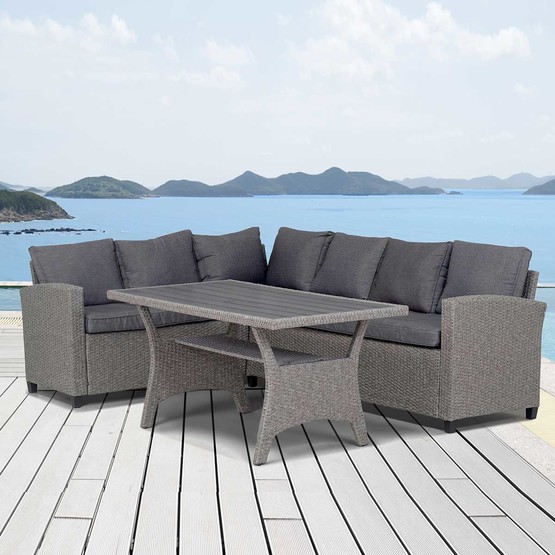 Sunfun Güde Rattan Modüler Oturma Grubu  