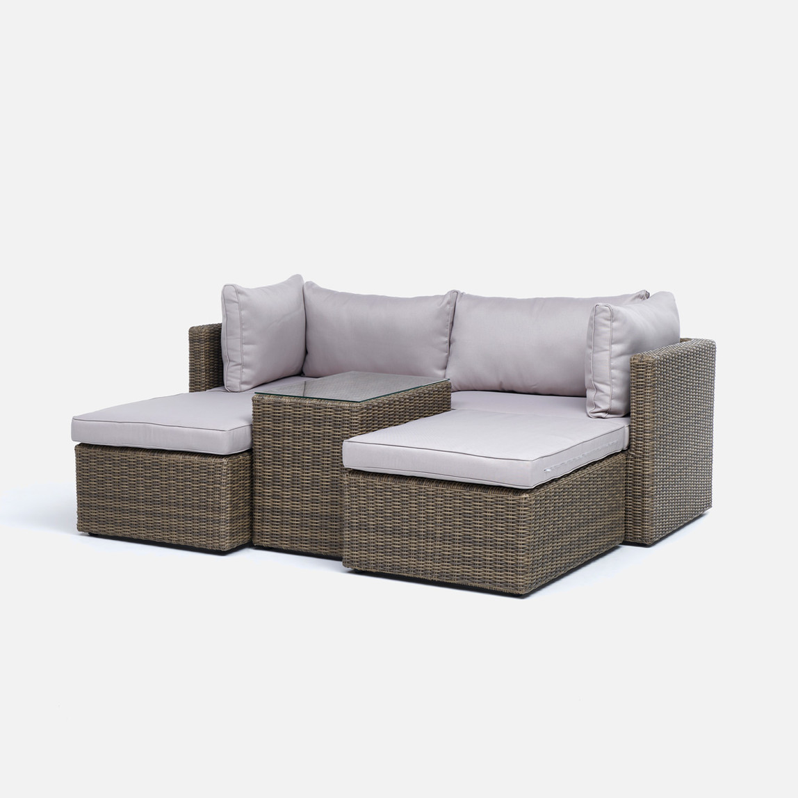    Sunfun Urla Kahve Rattan Oturma Grubu  
