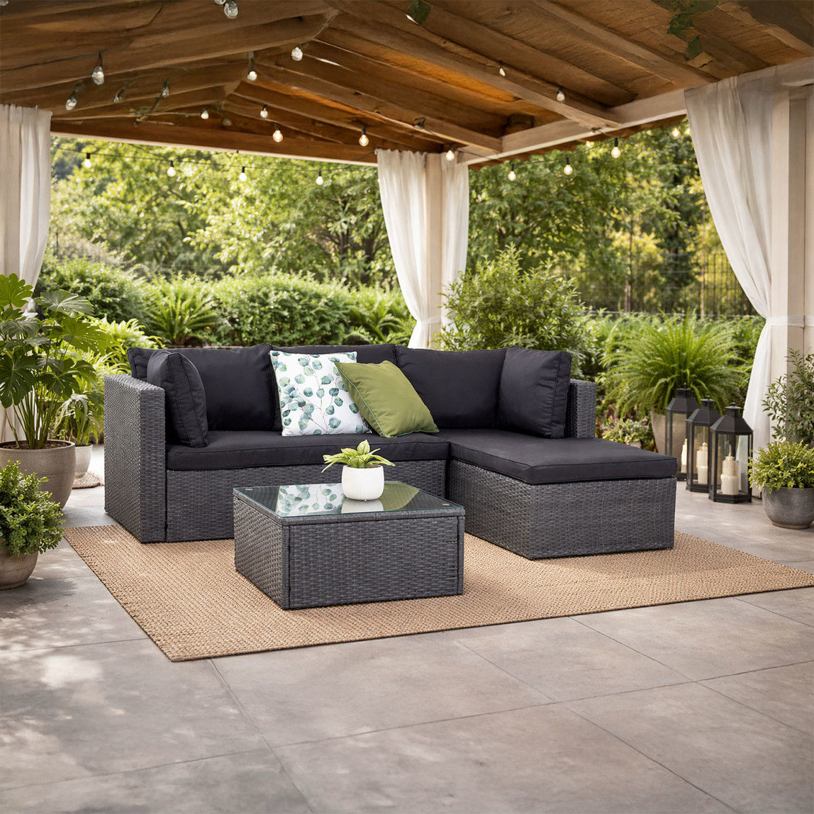    Sunfun Rattan Köşe Oturma Grubu    