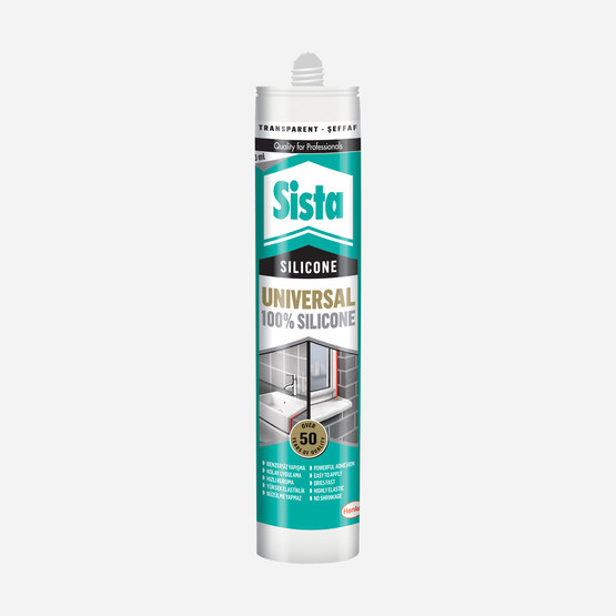 Sista Universal 20'li %100 Silikon Şeffaf 280 ml