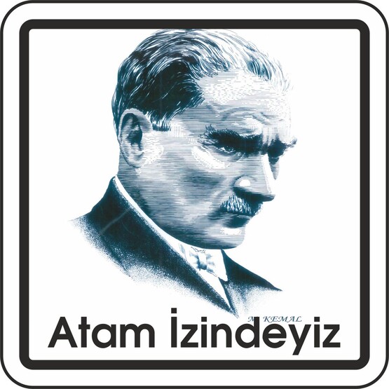 Extra Fix 12x12 cm Pvc Atam İzindeyiz  