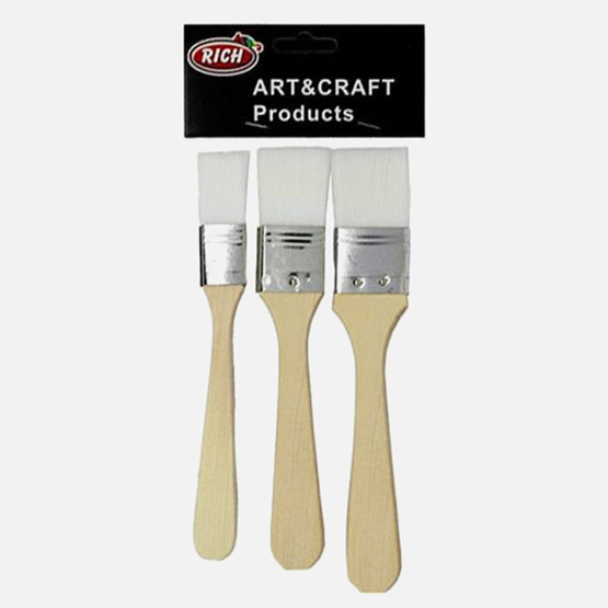 Rich Ekonomik Set Fırça 3'lü Beyaz 