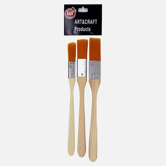 Rich Ekonomik Set Fırça 3'lü Sarı 