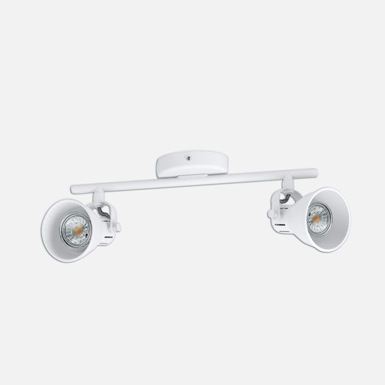 Eglo Seras1 3.3 W Ledli Yuvarlak Sıvaüstü Spot 2 Adet Beyaz 