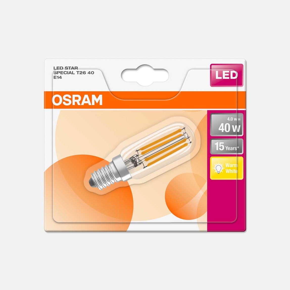    Osram T26 4 W Sarı Stick E14 Duy Led Ampul   