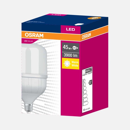 Osram Value Jumbo 45 W Sarı Klasik E27 Duy Led Ampul  