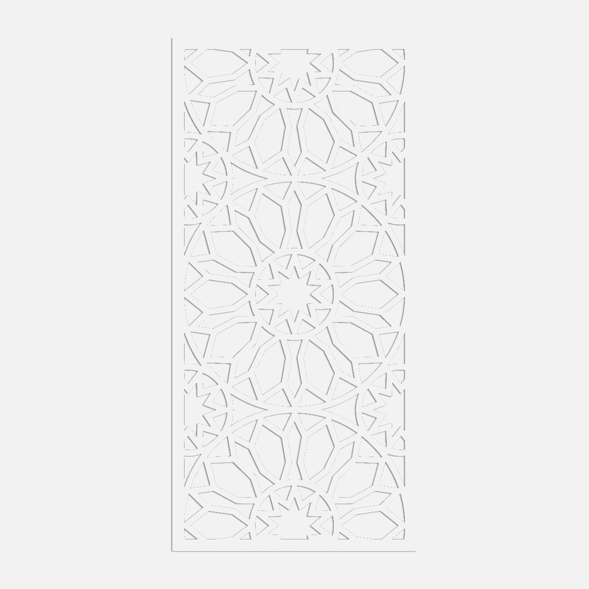    Liar Dekor Seperatör Beyaz Mdf 210x85 cm KSP-201 