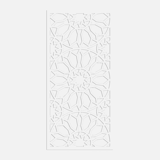 Liar Dekor Seperatör Beyaz Mdf 210x85 cm KSP-201