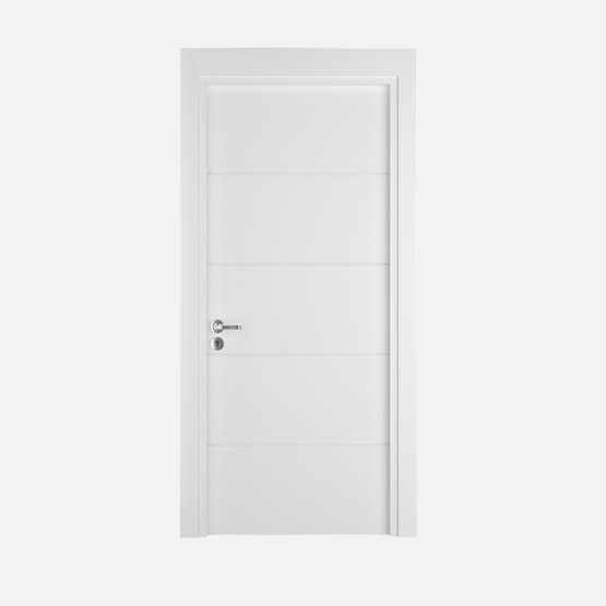 Woodest F01 Pvc Beyaz 70x198 cm Fugalı Kanat