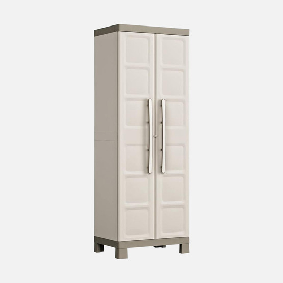 Keter Excellence 4 Raflı Plastik Dolap Bej