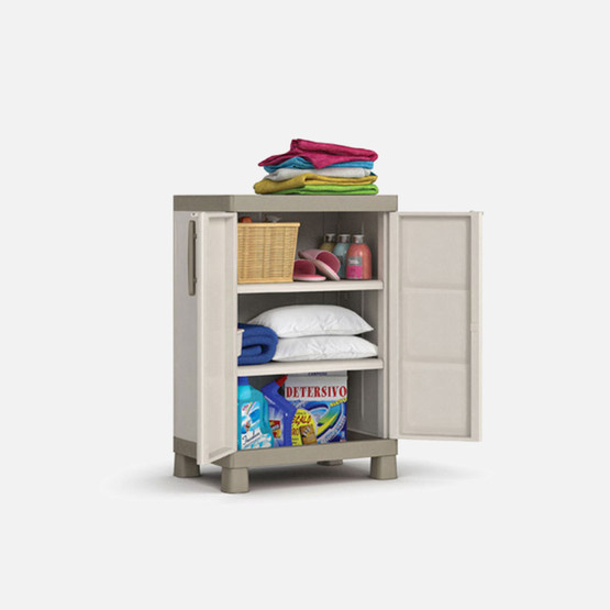 Keter Excellence 2 Raflı Plastik Dolap Bej