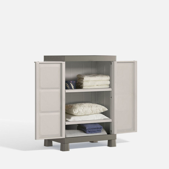 Keter Excellence 2 Raflı Plastik Dolap Bej