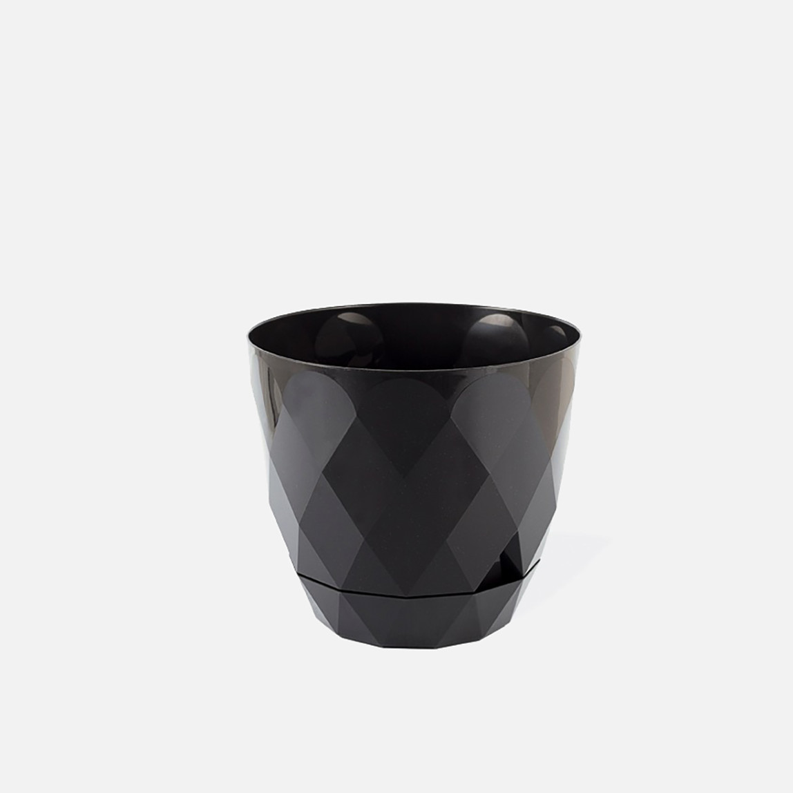    Yeni Özel Yakamoz Saksı Gri 9cm  