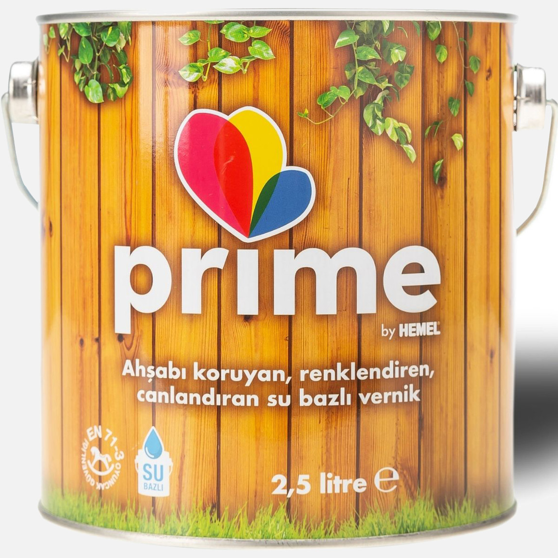    Hemel Prime Vernik Natürel 2,5 Litre 