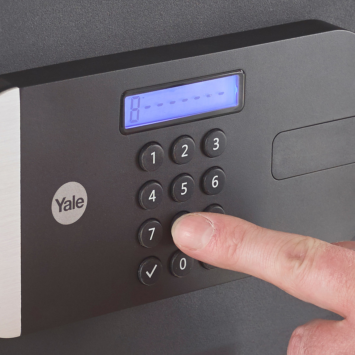    Yale YSEM/250/EG1 Dijital Siyah Elektronik Para Kasası 