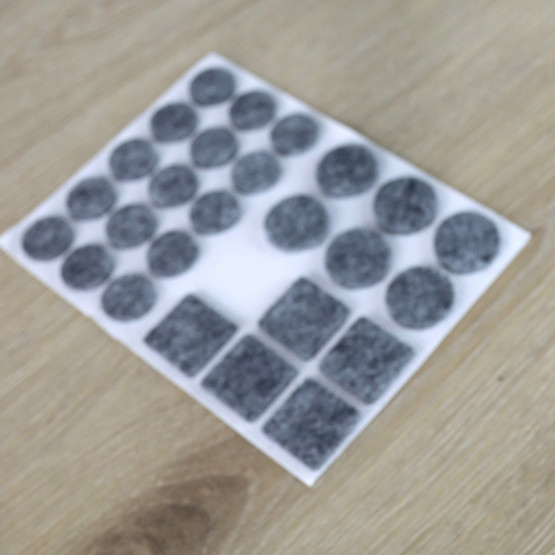 Home Puzzle Gri Keçe Seti 27 Adet 25mm 6Ad/20mm 15Ad/25x25mm 6Ad 