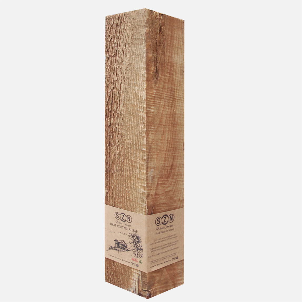    Szn Eskitme Kalas 150x9,5x9,5 cm Ladin 51-Teak  