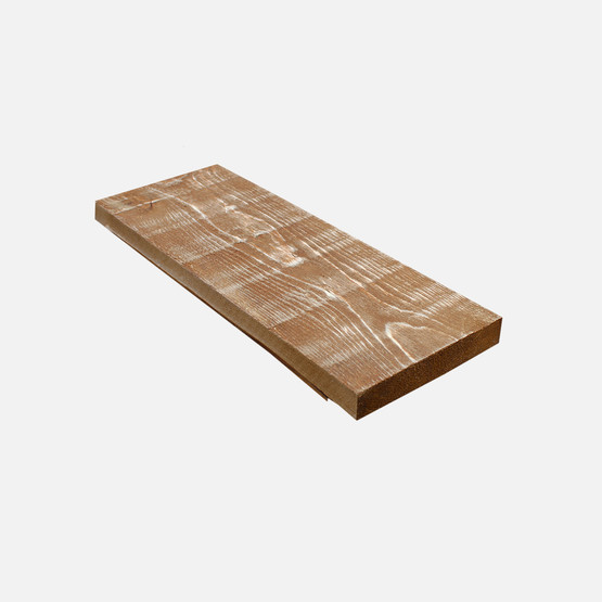 Szn Eskitme ahşap 13-15 cm 50x15x2,5 cm Ladin 51-Teak 