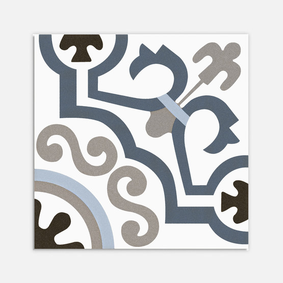 Ege Seramik 20x20 cm Alpha Yer Seramiği Mavi