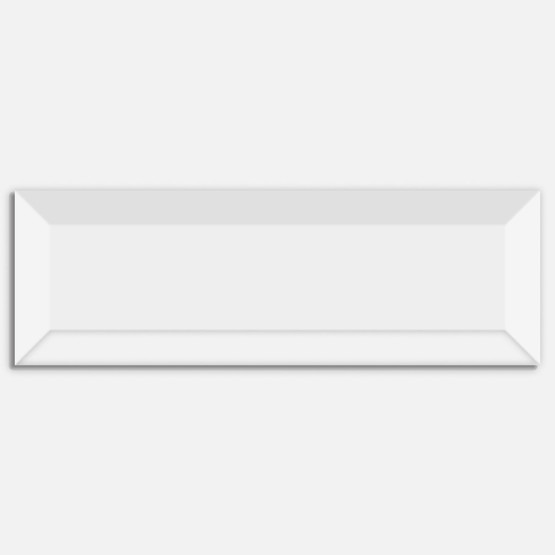 Ege Seramik 10X30 cm Metro Duvar Seramiği Beyaz
