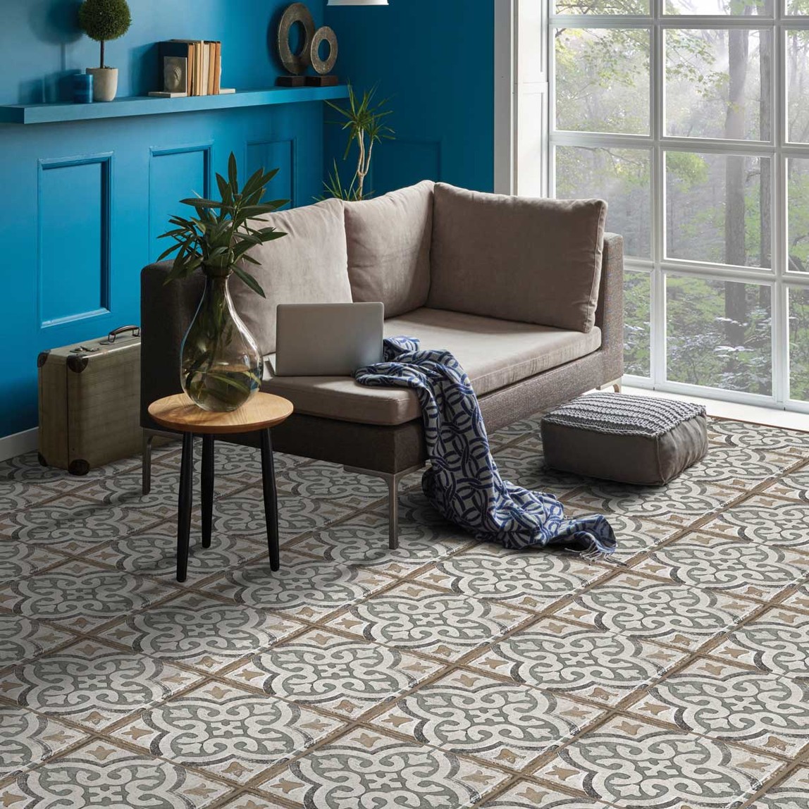    Ege Seramik Troas Pera 33x33 cm Kahverengi 1 Kutu=1 m2 