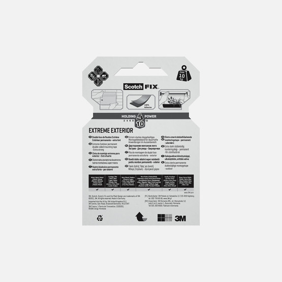 Scotch Extra Güçlü Montaj Bandı Scotch 19mm x 1,5m 