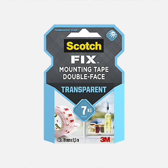 Scotch Şeffaf Montaj Bandı Scotch 19mm x 1,5m 