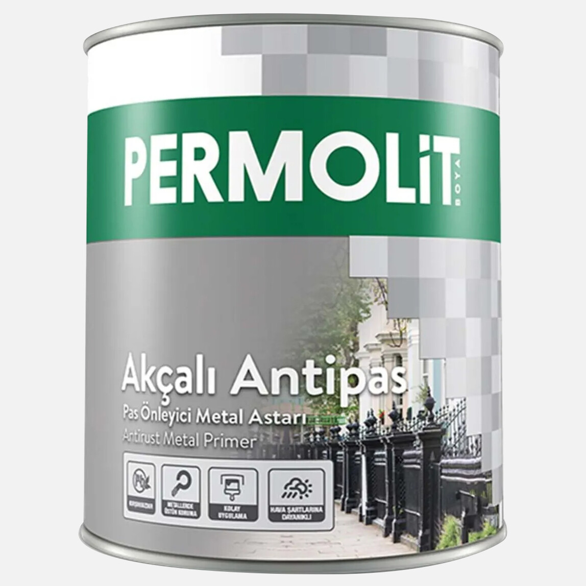    Permolit 2,5 lt Metal Astar Antipas Pas Önleyici Akçalı 