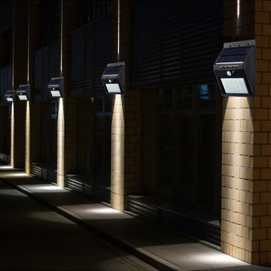Dlc Sensörlü 20 Led Solar Panel 