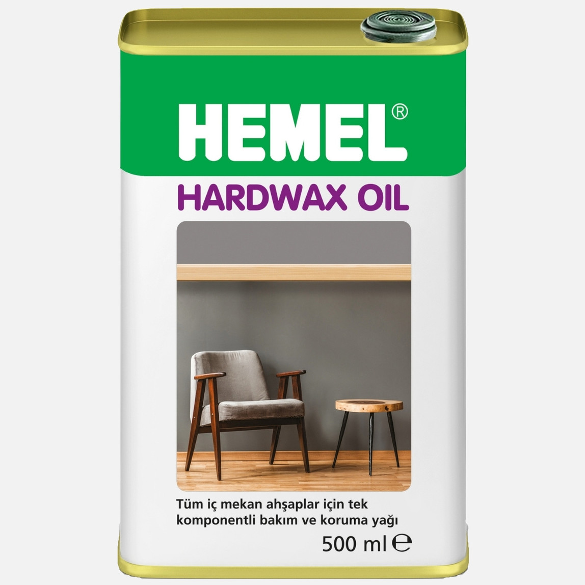    Hemel Hemel Hardwax Oil Clear 0,5 Litre 