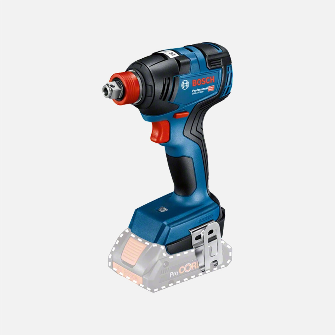    Bosch Profesyonel GDX 18V-200 C 18V Li-ion Solo Somun Sıkma Makinesi (Akü ve Şarj Cihazı Dahil Değildir.) 