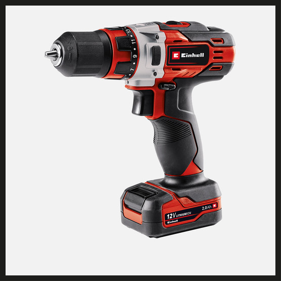 Einhell TE-CD12/1 Li 12V 2 Ah Li-ion Çift Akülü Darbeli Matkap 