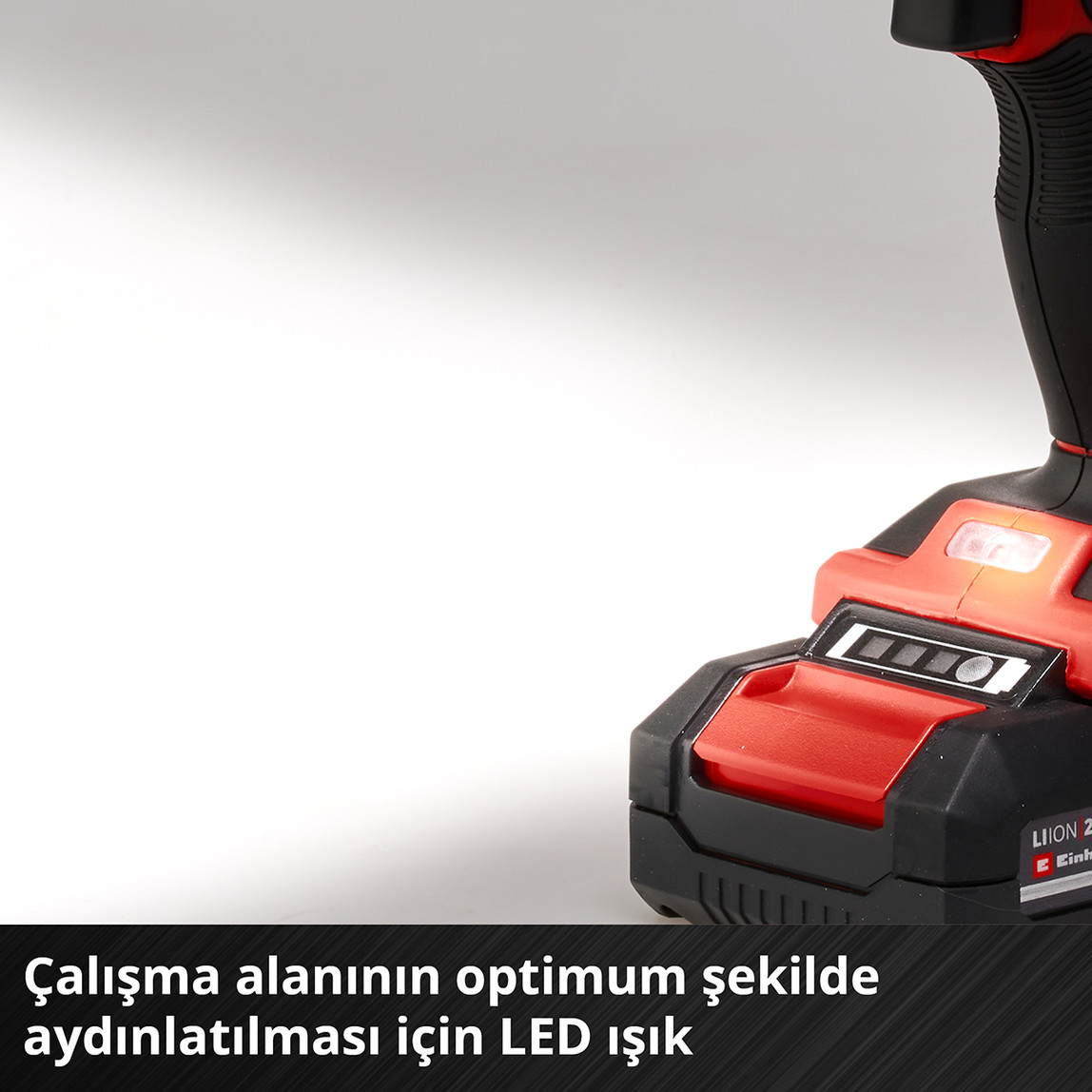    Einhell TE-CD 18/48 Li-i 18V Li-ion Akülü Darbeli Vidalama 