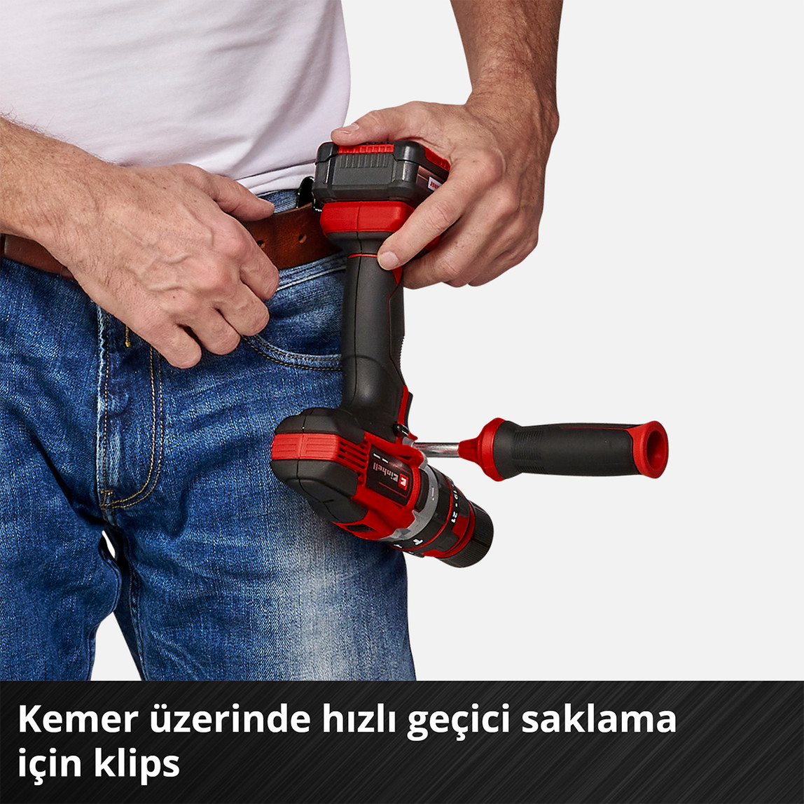    Einhell TE-CD 18/48 Li-i 18V Li-ion Akülü Darbeli Vidalama 