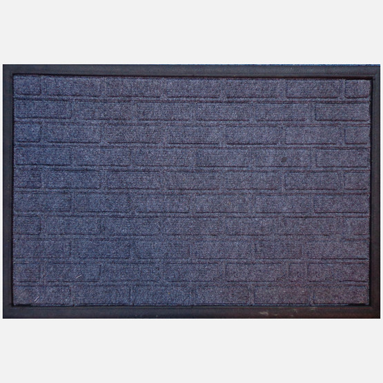 Ekol Moraccon Texture 60x40 cm Koko-Pvc Paspas Kahverengi-Siyah