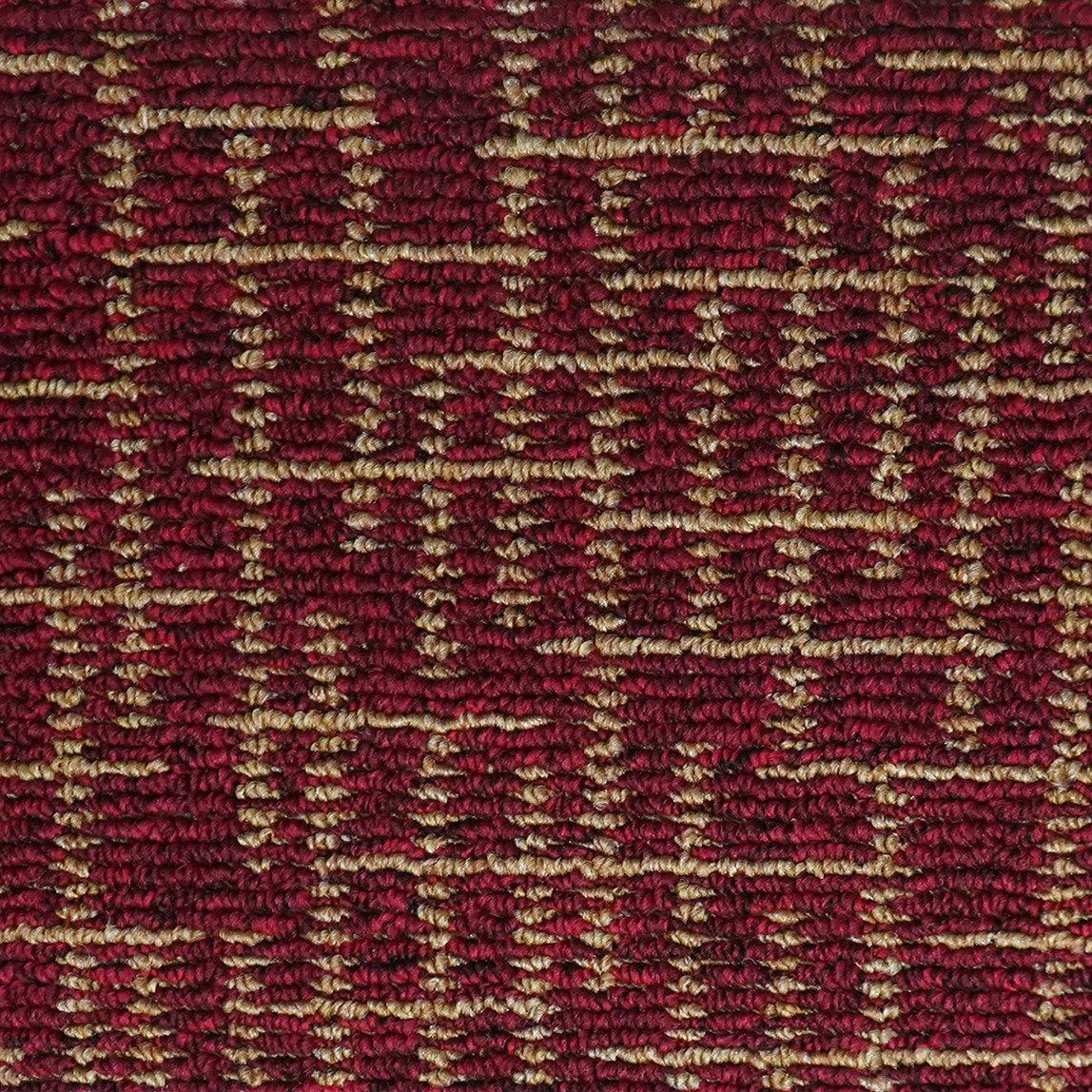    Güven Collection Anadolu Scrool Bukle Ankara 7 mm 400 cm Duvardan Duvara Halı Bordo 