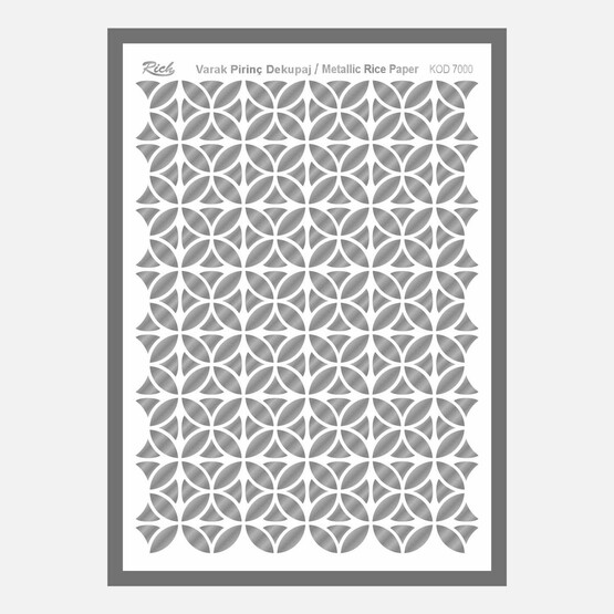 Rich Soft Pirinç Beyaz Gümüş Kağıdı 