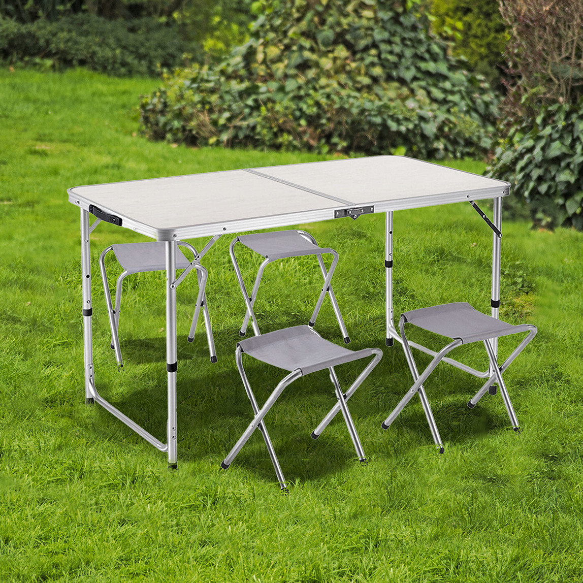    Sunfun Katlanır Masa ve Tabure Seti  