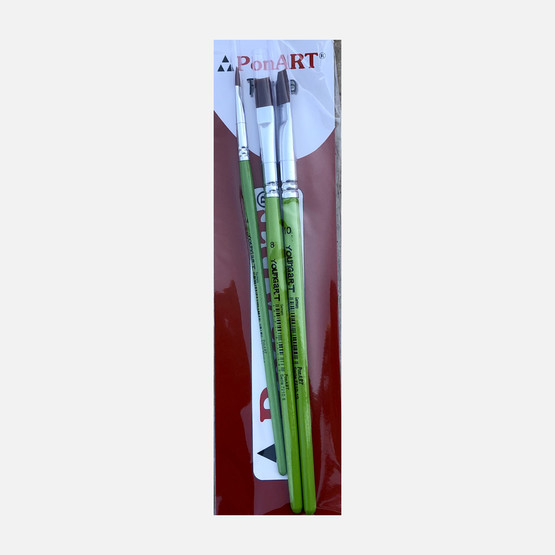 PonArt Fırça Set 3'lü 7210 
