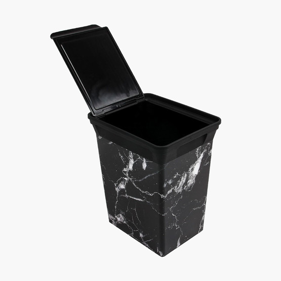 Q-Trash Marble Çöp Kutusu 40 Lt