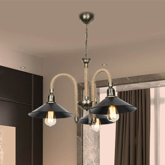 Asz Marta Modern 3'lü E27 Duy Metal Avize 