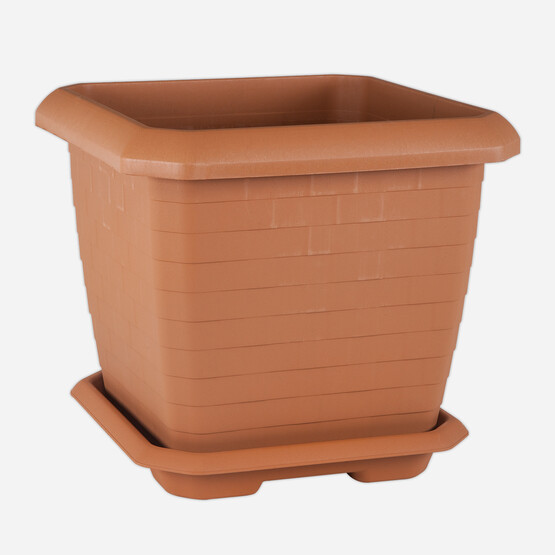 Serinova Hisar Saksı 44 lt Kahve 