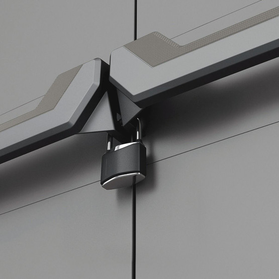 Keter Piu 3 Raflı Plastik Dolap Antrasit 