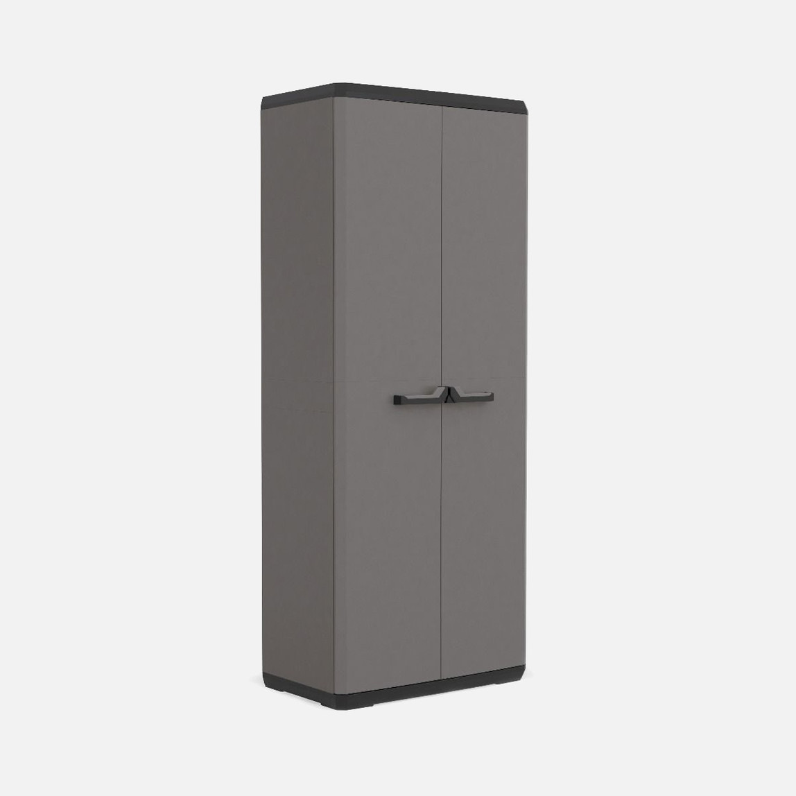    Keter Piu 3 Raflı ve Uzun Bölmeli Plastik Dolap Antrasit 