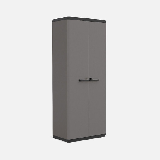 Keter Piu 3 Raflı ve Uzun Bölmeli Plastik Dolap Antrasit
