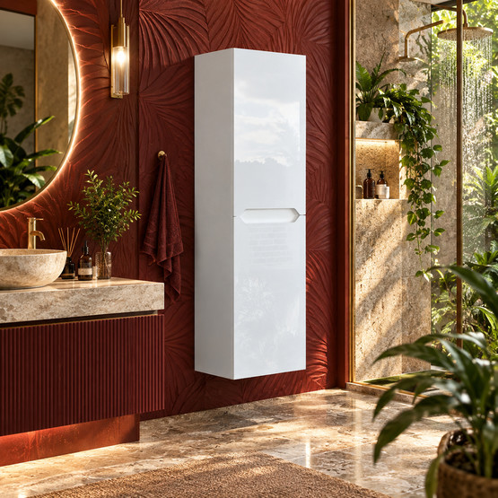Bonitobagno Rita 40 cm Banyo Boy Dolabı Beyaz