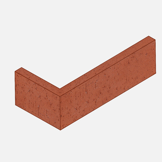 Işıklar Tuğla Kaplama Köşe Dönüş KT2 Naturel Kırmızı 215x102x65x15 mm